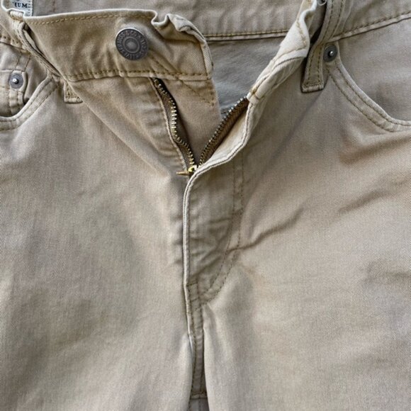 Levis Jeans Men's 511 Button Fly Straight Leg Khaki Denim 33x34 - Picture 4 of 12